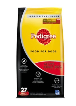 Pedigree Dog Food Active Adult Professional  - 10 Kg
